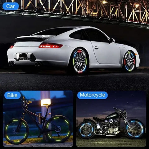 Car/bike night reflective stickers (pack of 20)