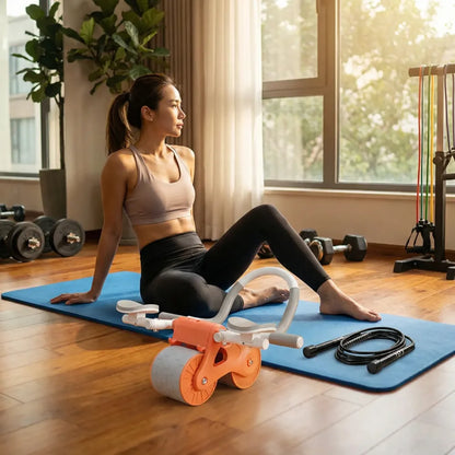 Abdominal exercise roller