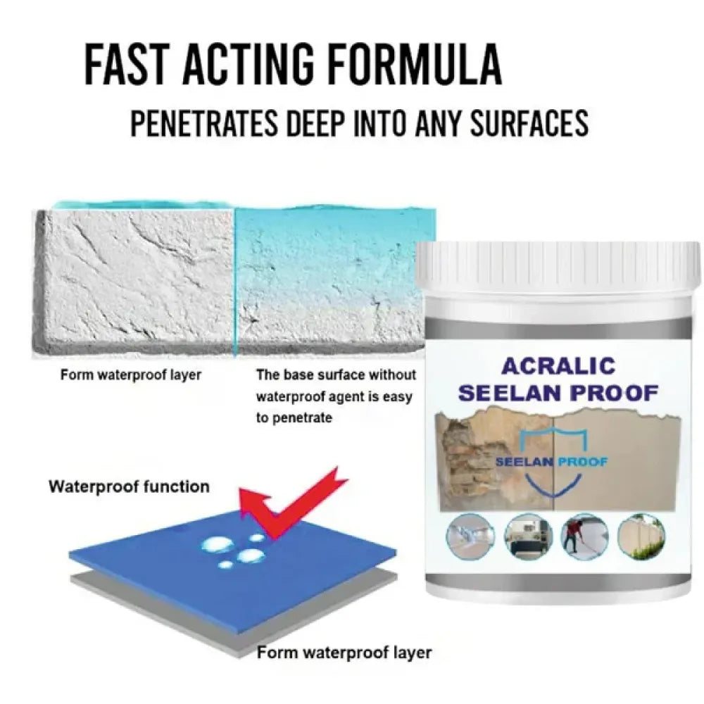 Acralic seelan proof waterproofing sealant (pack of 2)