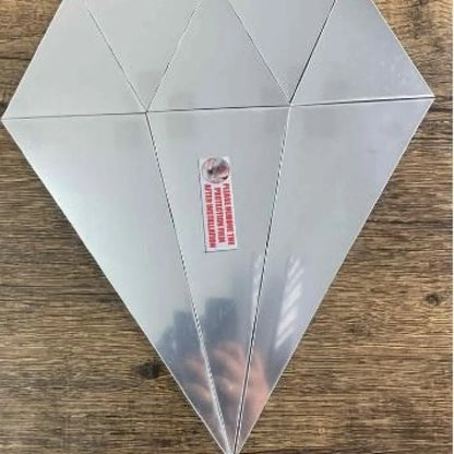 Acrylic diamond mirror wall stickers