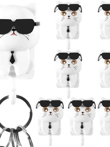 Adhesive Cat Key Holder