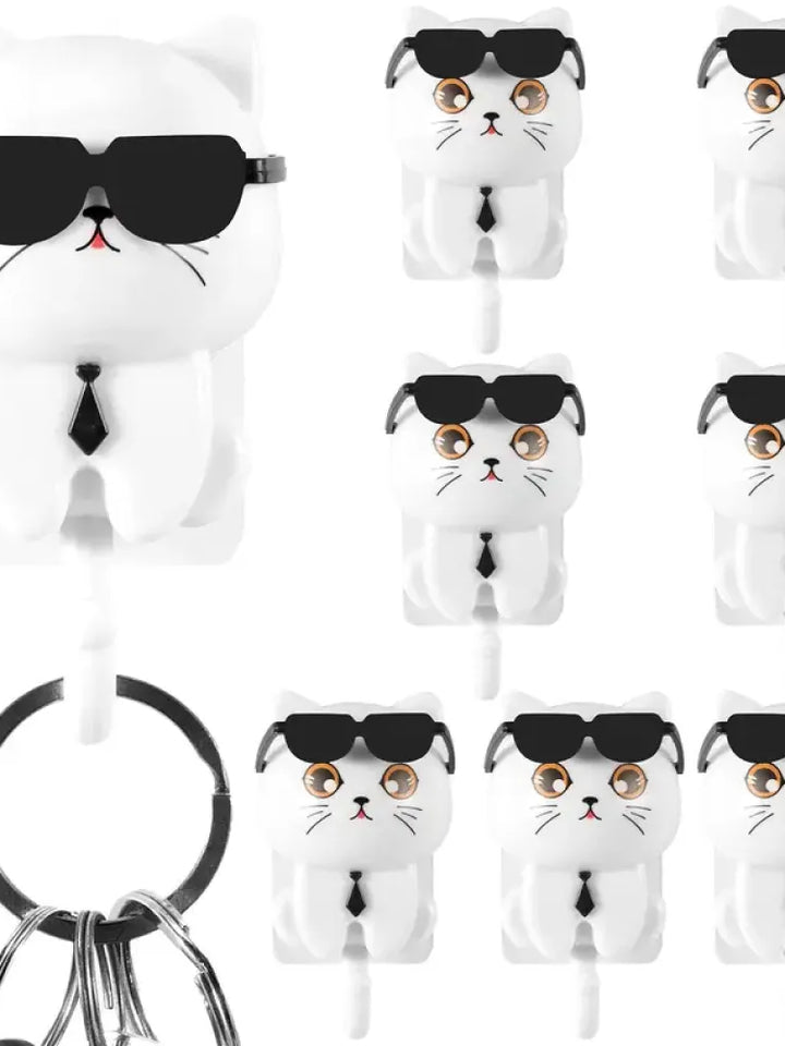 Adhesive Cat Key Holder
