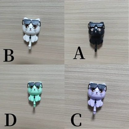 Adhesive cat key holder - home improvement