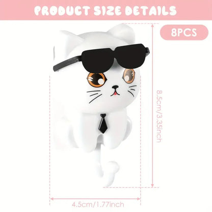 Adhesive cat key holder - home improvement