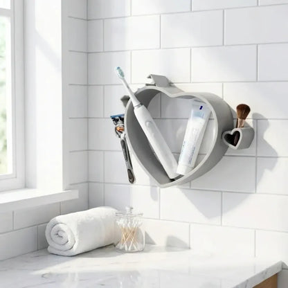 Adhesive hair dryer holder - home improvement