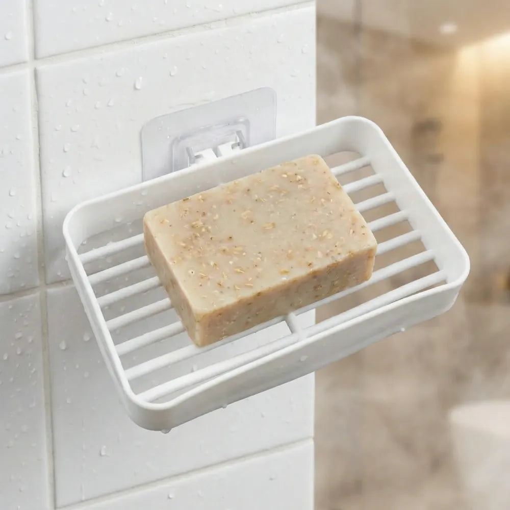 Adhesive soap dish holder - home improvement