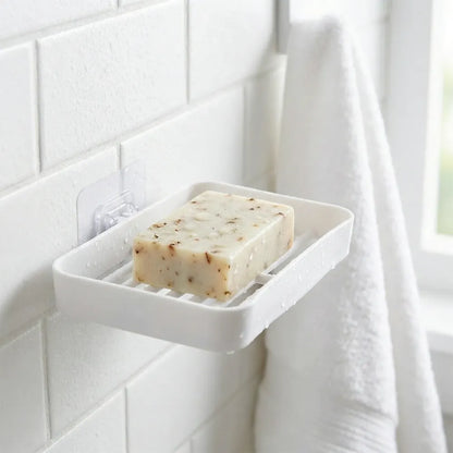 Adhesive soap dish holder - home improvement