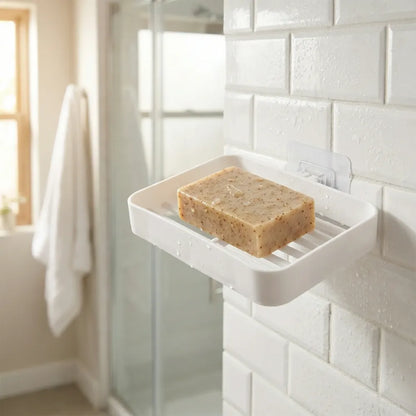 Adhesive soap dish holder - home improvement