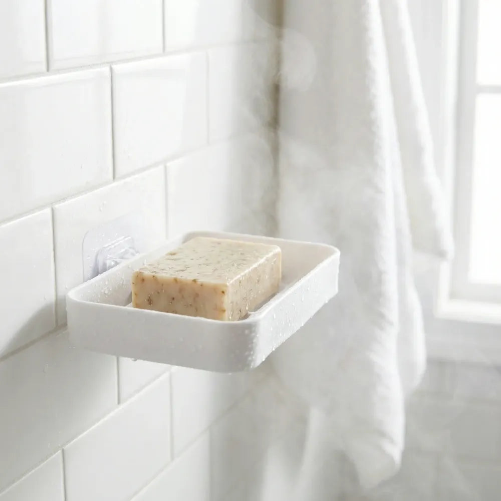 Adhesive soap dish holder - home improvement