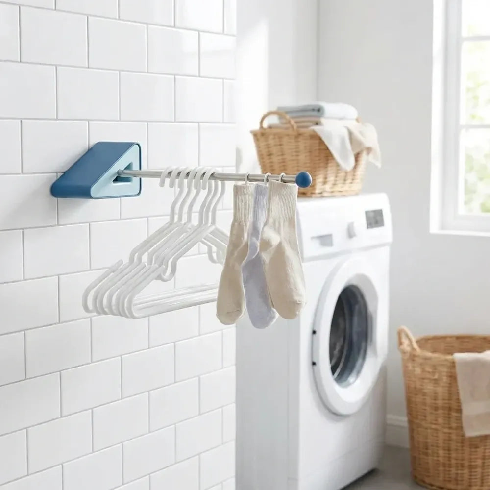 Adhesive utensil & towel holder - kitchen tool