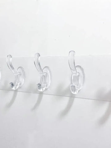 Adhesive Wall Hook Rack – 6 Hooks
