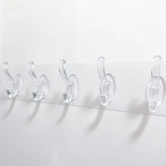 Adhesive wall hook rack – 6 hooks