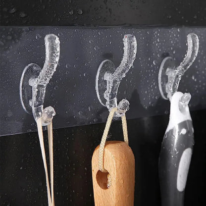 Adhesive wall hook rack – 6 hooks