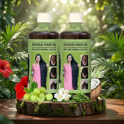 Adivasi neelgiri herbal hair oil 125ml each