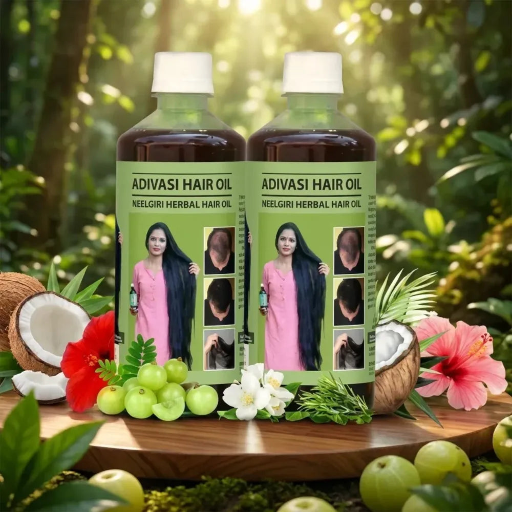 Adivasi neelgiri herbal hair oil 125ml each