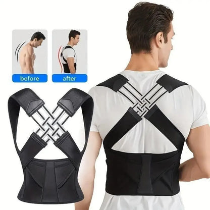 Adjustable back posture corrector/ slouching relieve pain belt women men