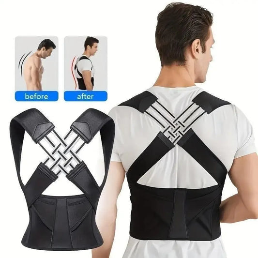 Adjustable back posture corrector/ slouching relieve pain belt women men