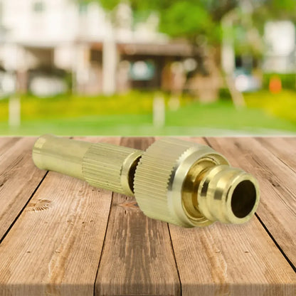 Adjustable brass water spray nozzle - garden