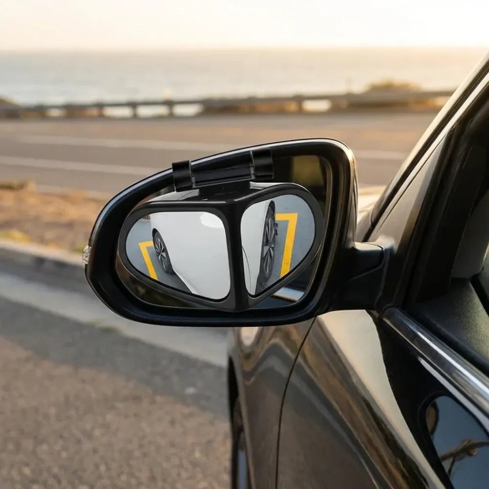 Adjustable car auxiliary rearview mirror