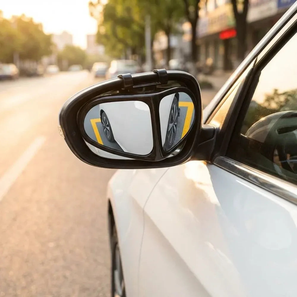 Adjustable car auxiliary rearview mirror