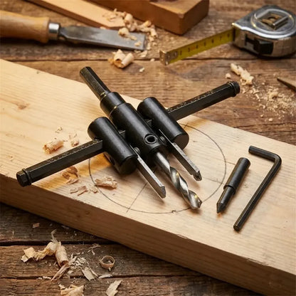 Adjustable circle cutter kit - power & hand tools