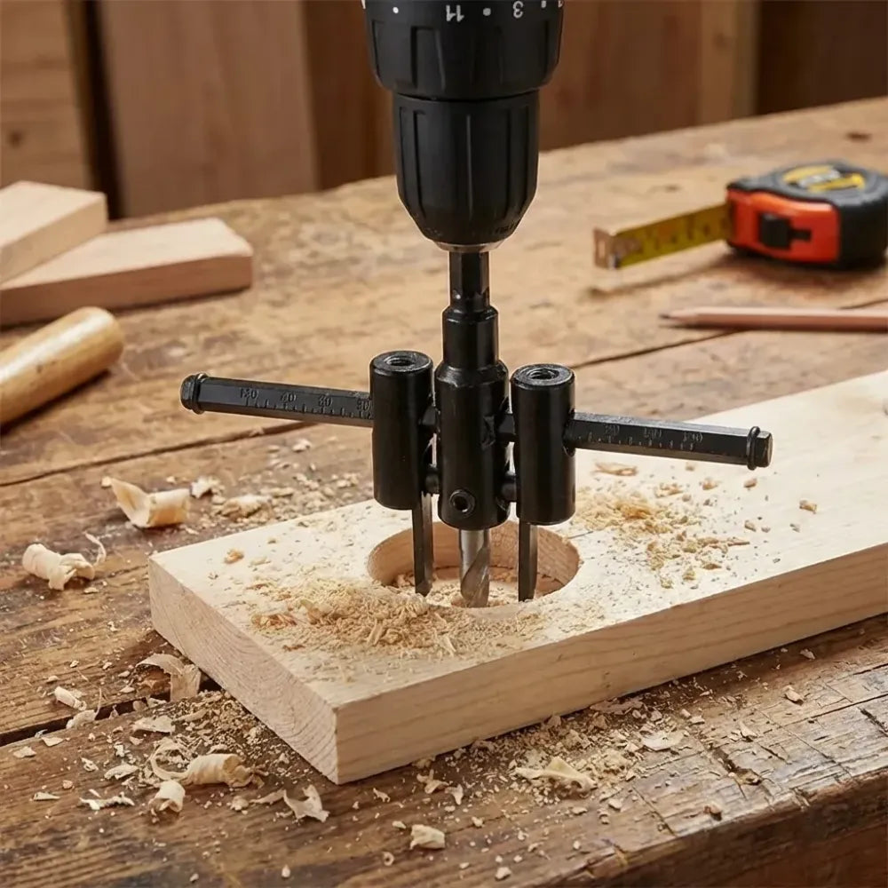 Adjustable circle cutter kit - power & hand tools