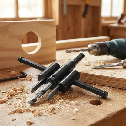 Adjustable circle cutter kit - power & hand tools