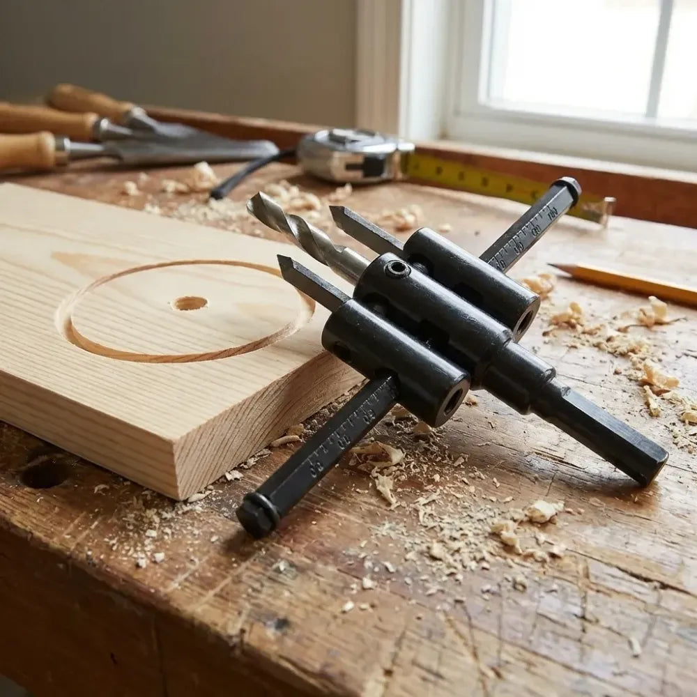 Adjustable circle cutter kit - power & hand tools