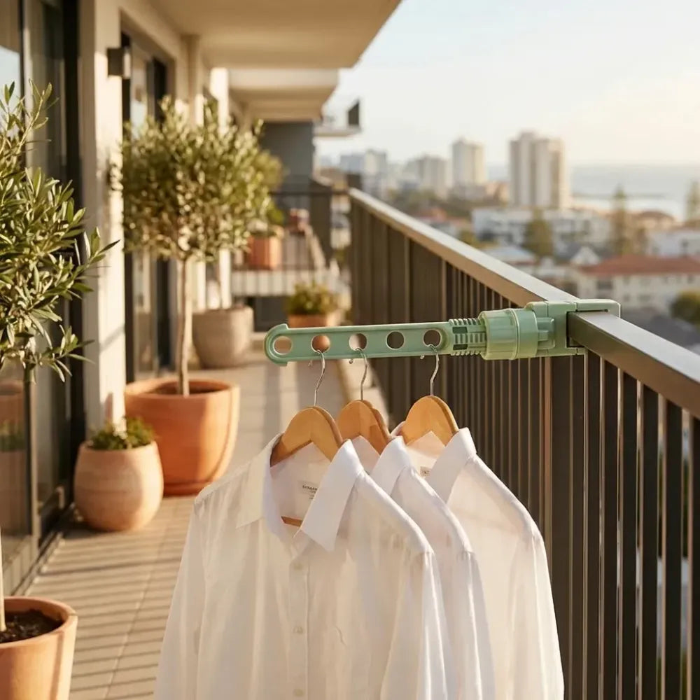 Adjustable clothes hanging rod – pack of 1