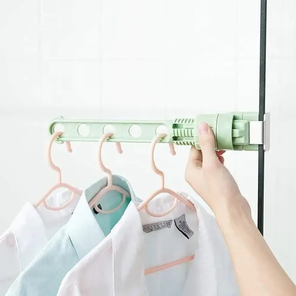 Adjustable clothes hanging rod – pack of 1