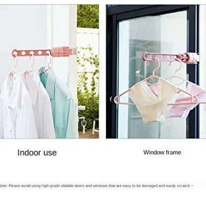 Adjustable clothes hanging rod – pack of 1