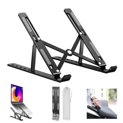 Adjustable ergonomic laptop stand - office
