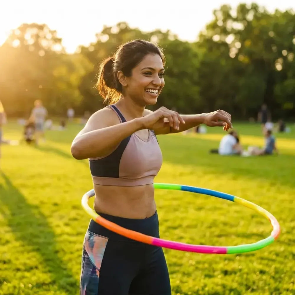 Adjustable fitness hula hoop - sports
