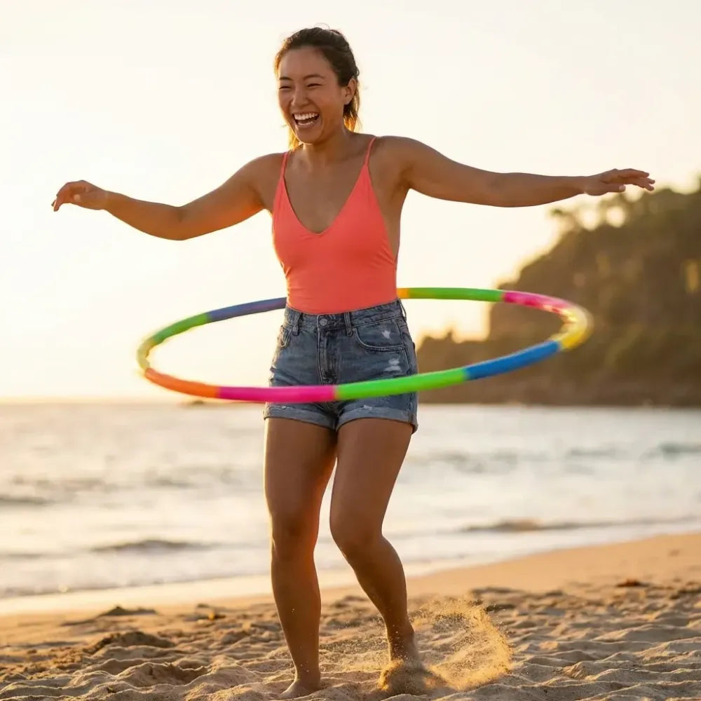 Adjustable fitness hula hoop - sports