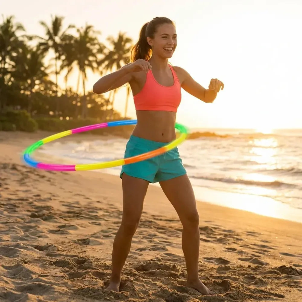 Adjustable fitness hula hoop - sports