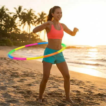 Adjustable fitness hula hoop - sports