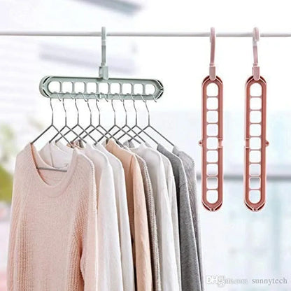 Adjustable folding clothes hangers – pack of 3