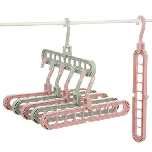 Adjustable folding clothes hangers – pack of 3
