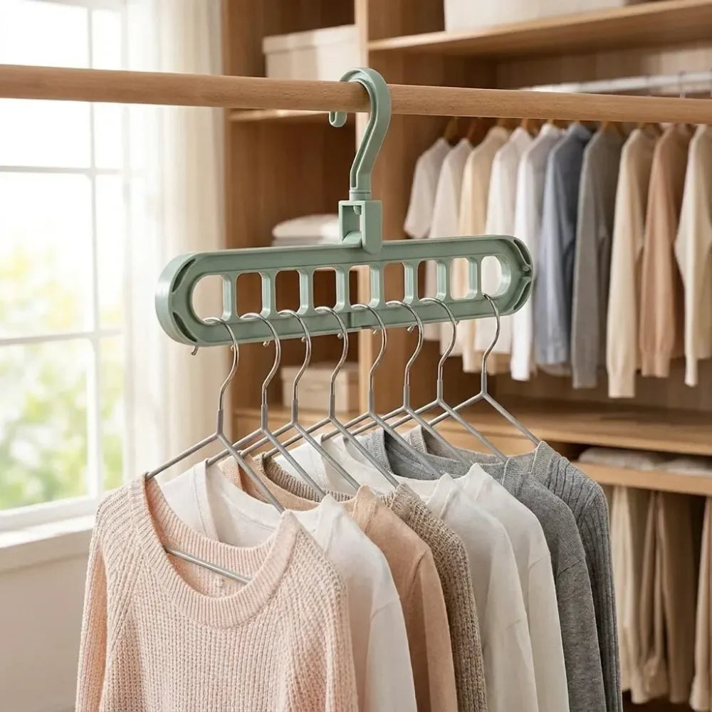 Adjustable folding clothes hangers – pack of 3