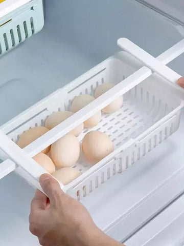 Adjustable Fridge Storage Baskets