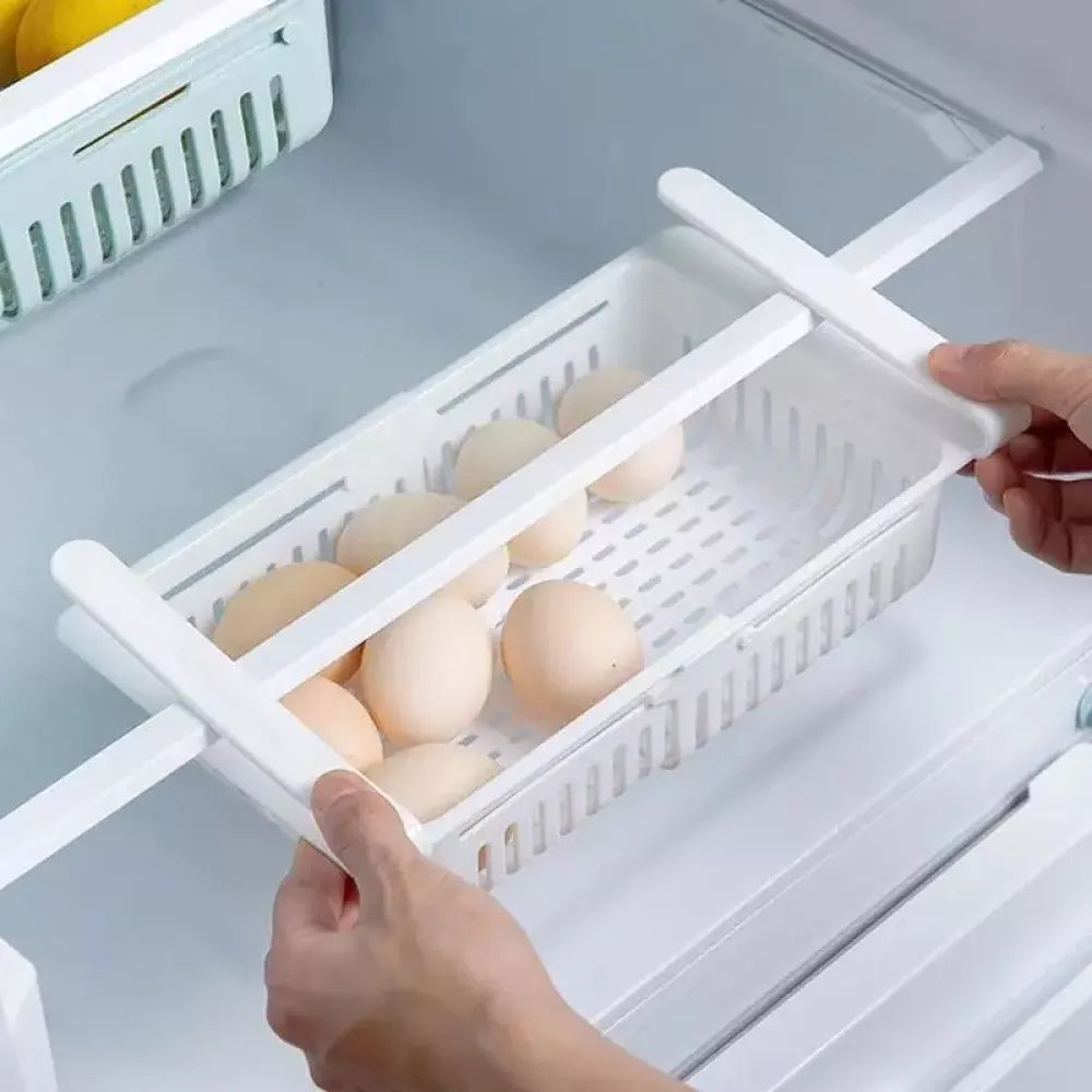 Adjustable fridge storage baskets - home & kitchen