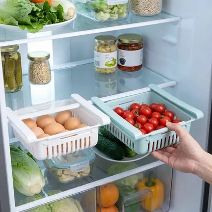 Adjustable fridge storage baskets - home & kitchen