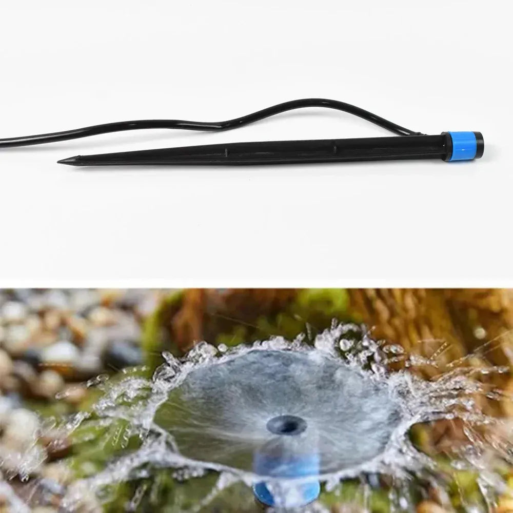 Adjustable garden dripper sprayer
