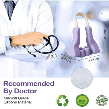 Adjustable nose shaper clip