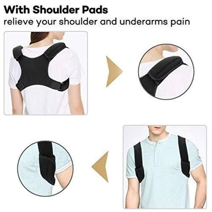 Adjustable posture corrector back support children shoulder belt