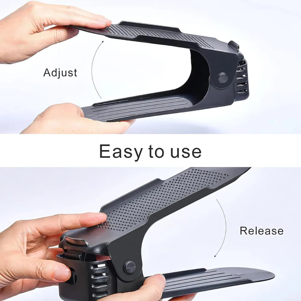 Adjustable shoe organizers - (pack of 4)