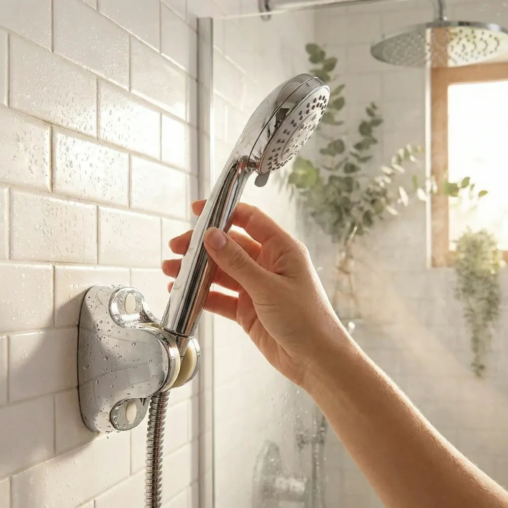 Adjustable shower head holder - home improvement