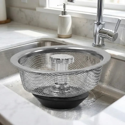 Adjustable sink strainer basket - kitchen tool