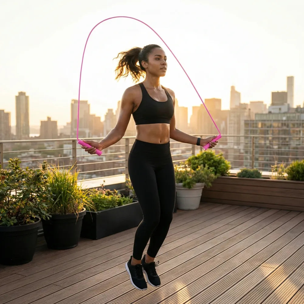 Adjustable speed jump rope - sports
