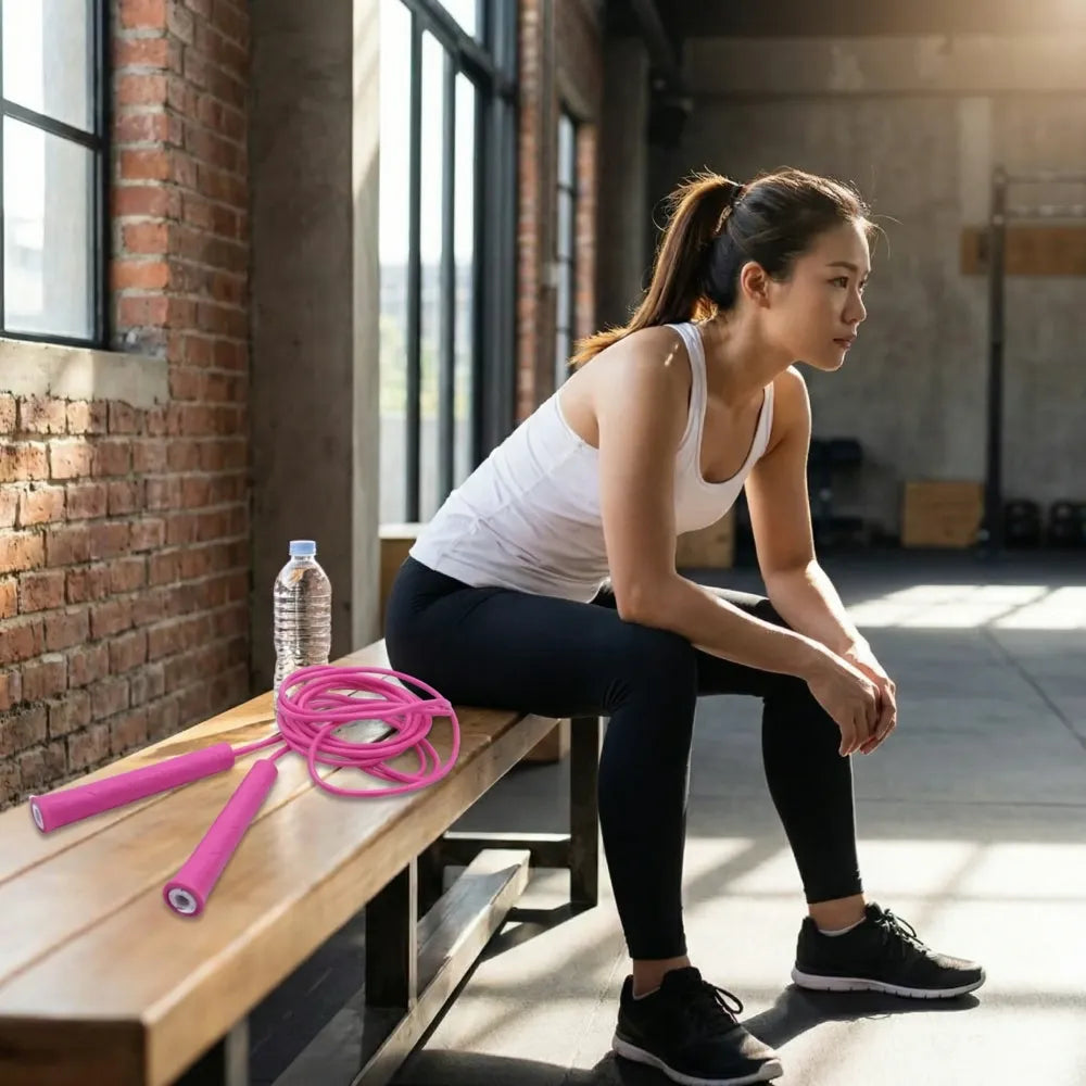 Adjustable speed jump rope - sports